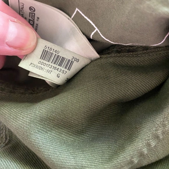 GAP Women’s Green Wide Leg Cargo Pants Size 14 Tall Streetwear - Picture 10 of 10